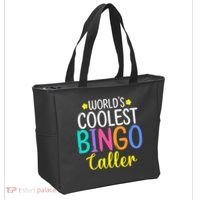 Funny Bingo Caller Gambling Bingo Player Bingo Tote Bag thumb 2