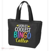Funny Bingo Caller Gambling Bingo Player Bingo Tote Bag thumb 3