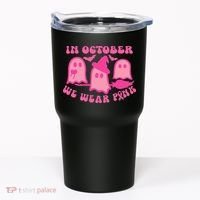 Funny Breast Cancer Tumbler thumb 0