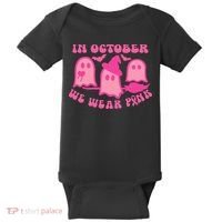 Funny Breast Cancer Baby Bodysuit thumb 0