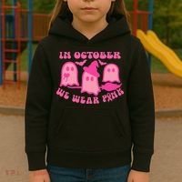 Funny Breast Cancer Kids Hoodie thumb 3