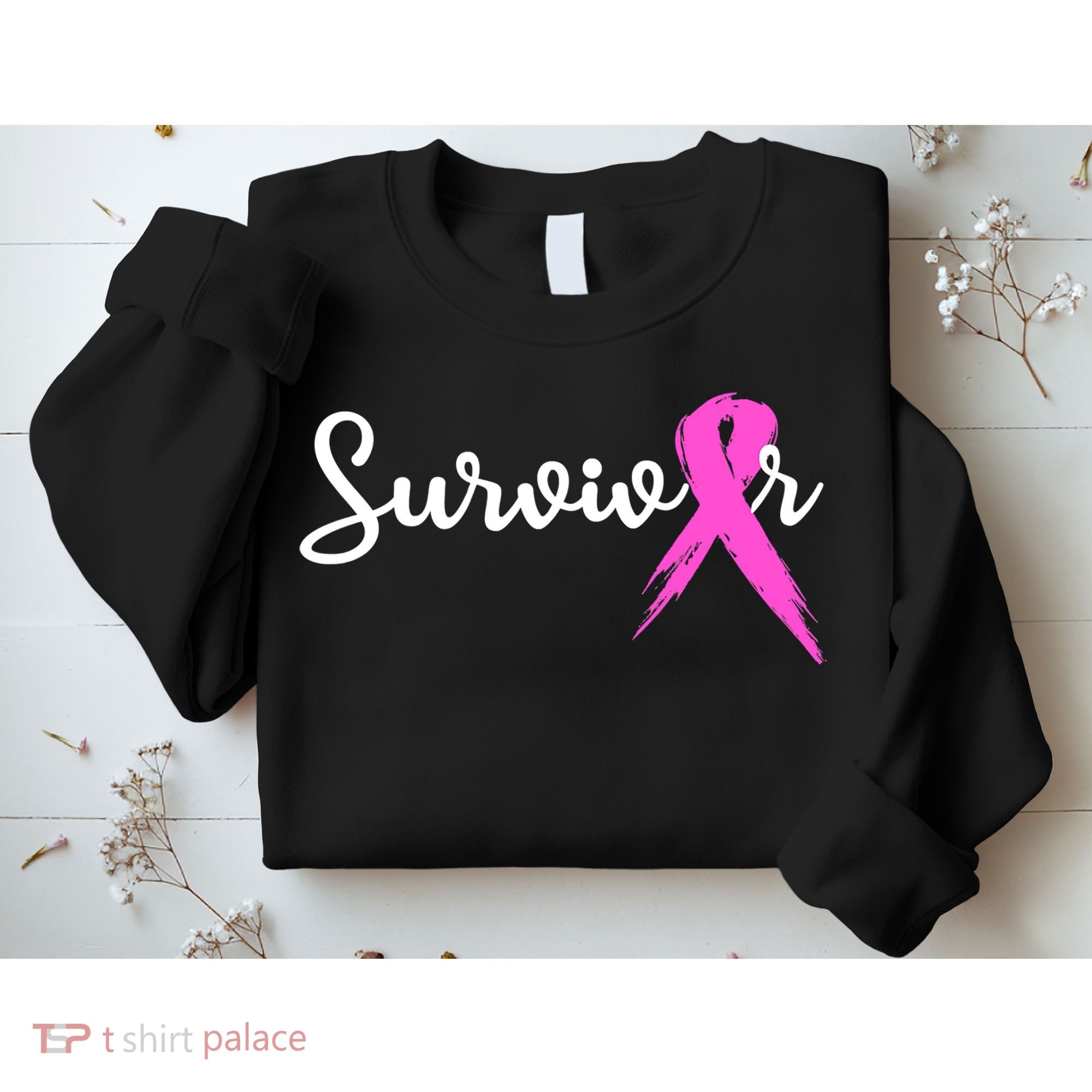 Funny Breast Cancer Awareness Pink Ribbon Survivor Sweatshirt