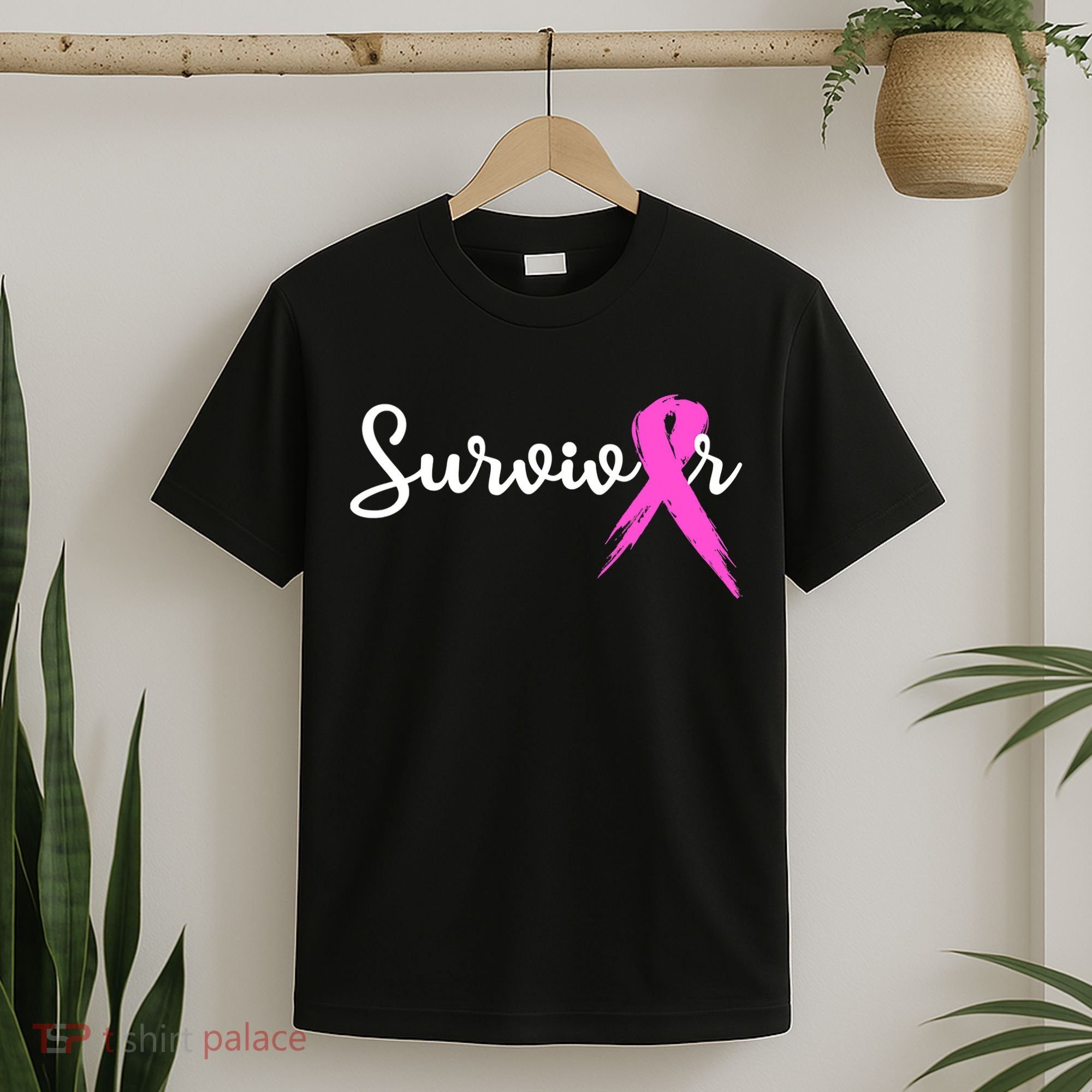 Funny Breast Cancer Awareness Pink Ribbon Survivor T-Shirt