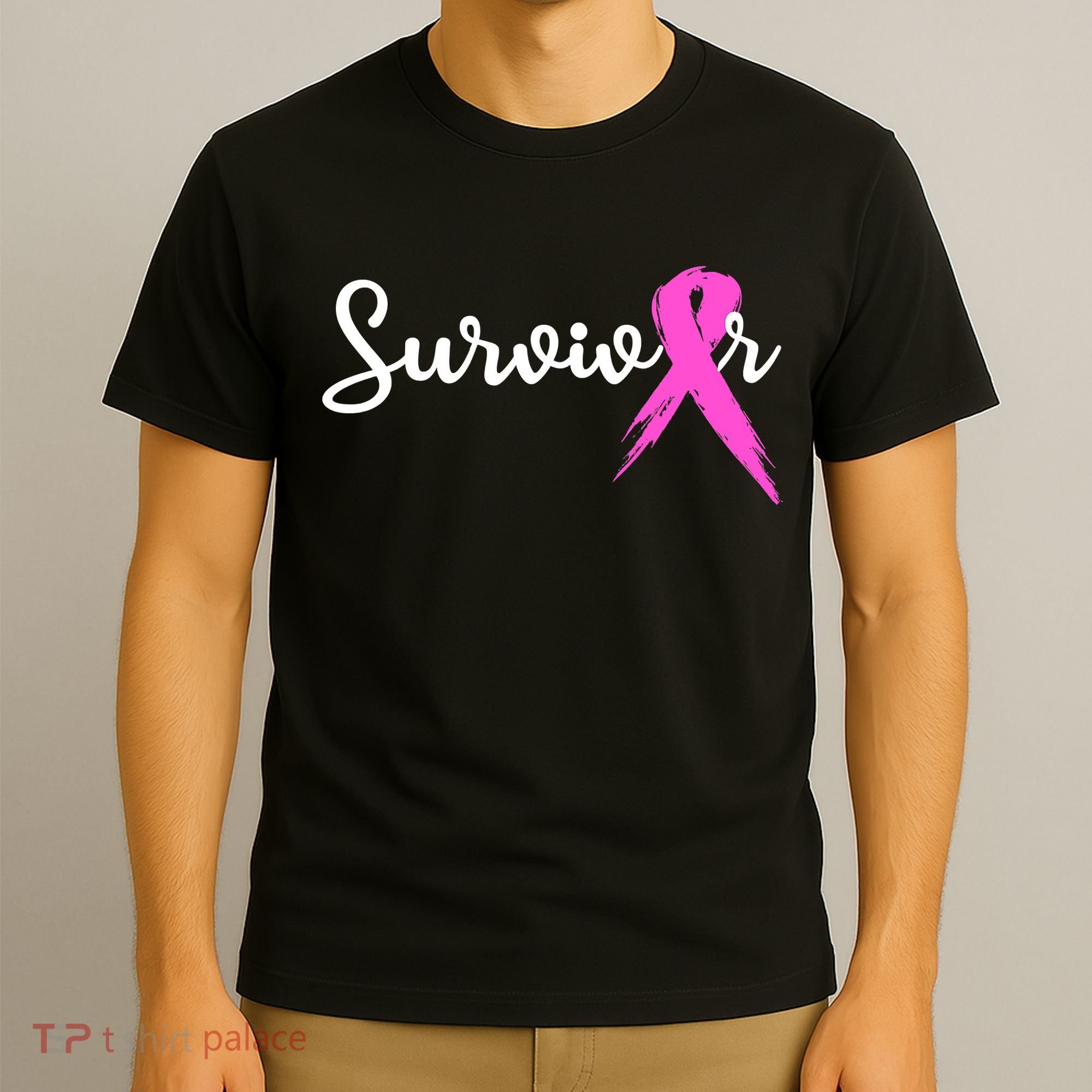 Funny Breast Cancer Awareness Pink Ribbon Survivor T-Shirt