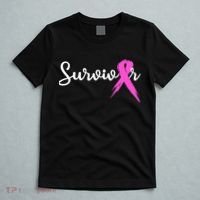 Funny Breast Cancer Awareness Pink Ribbon Survivor T-Shirt thumb 5