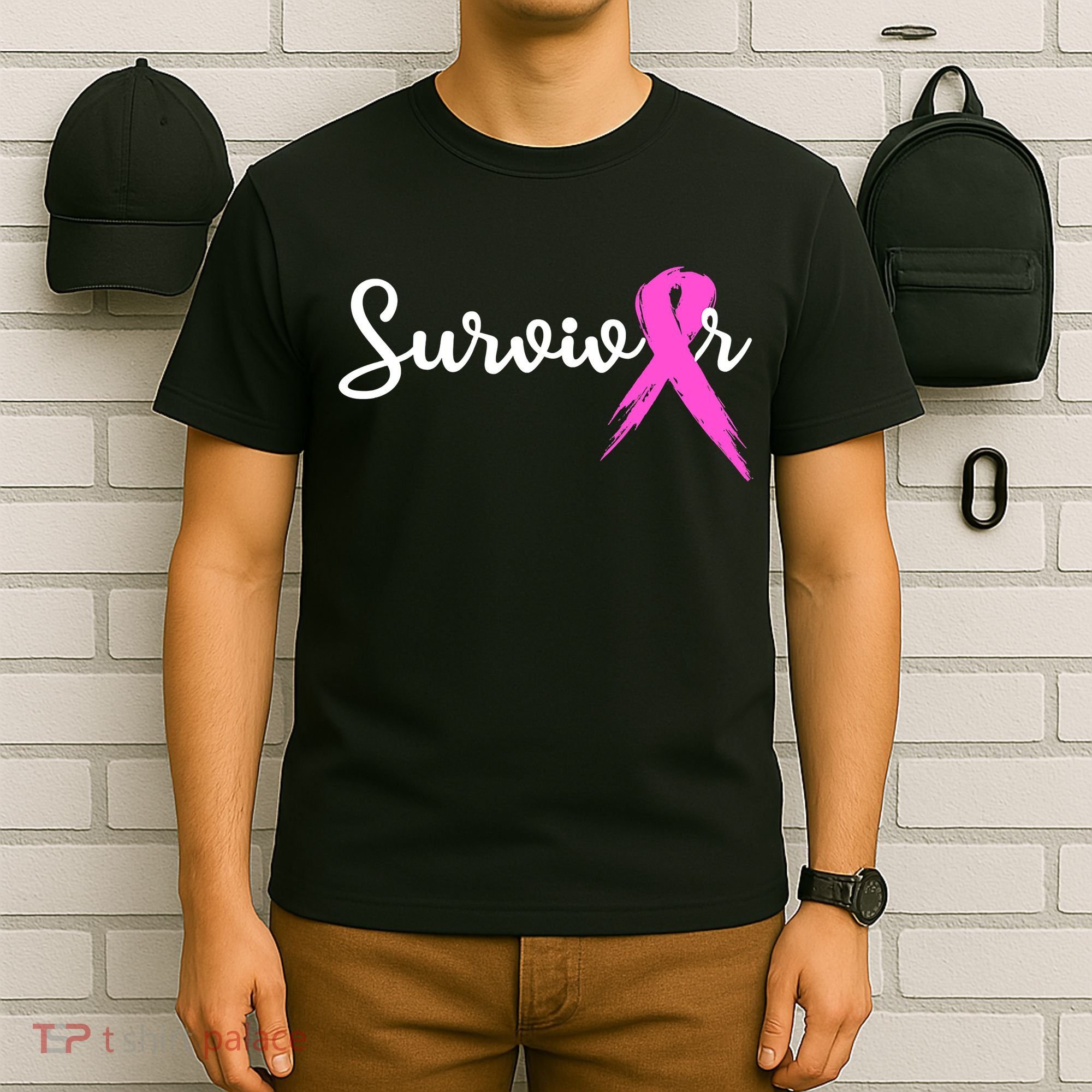 Funny Breast Cancer Awareness Pink Ribbon Survivor T-Shirt