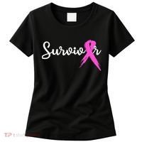 Funny Breast Cancer Awareness Pink Ribbon Survivor Women's T-Shirt thumb 0