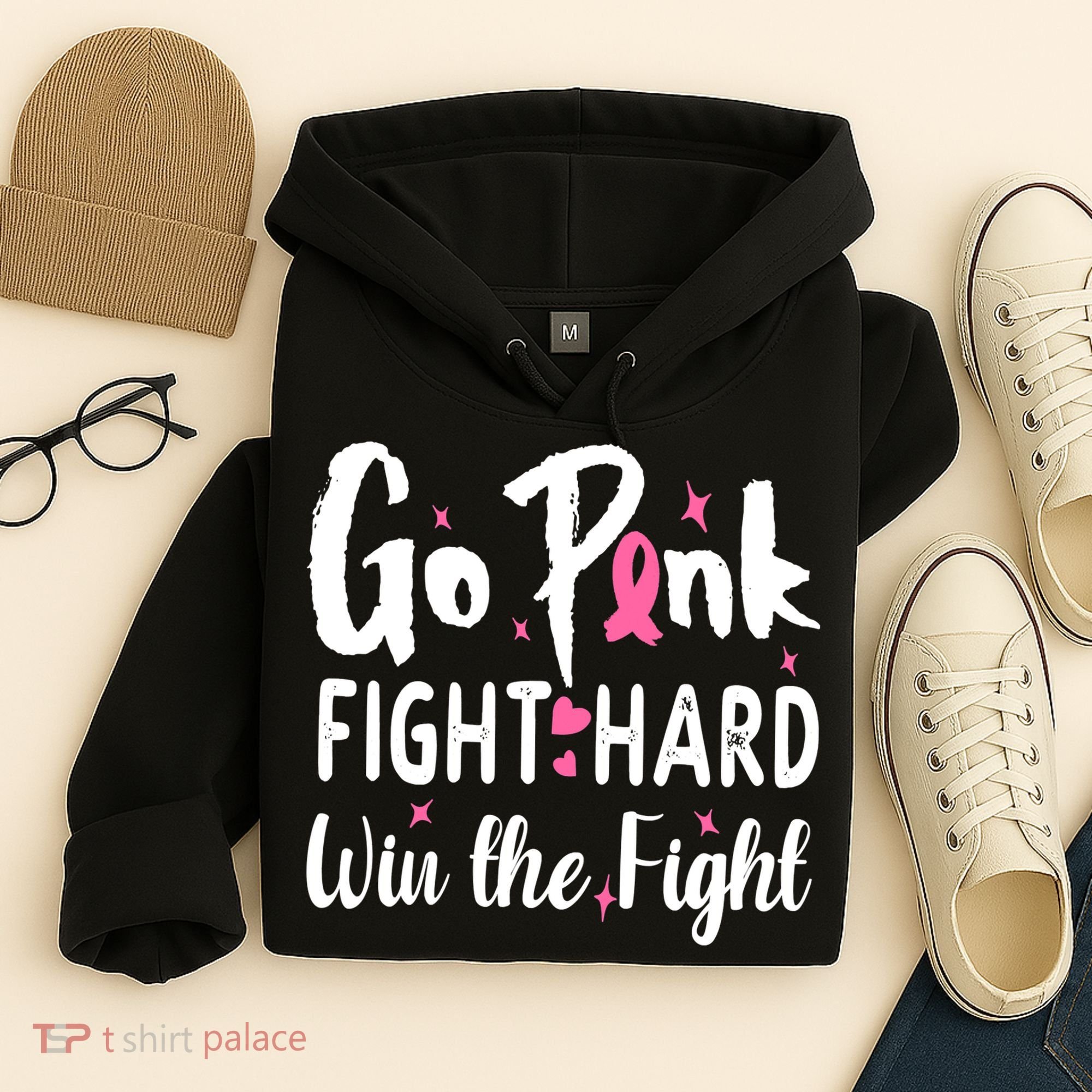 Funny Breast Cancer Awareness Pink Ribbon Hoodie