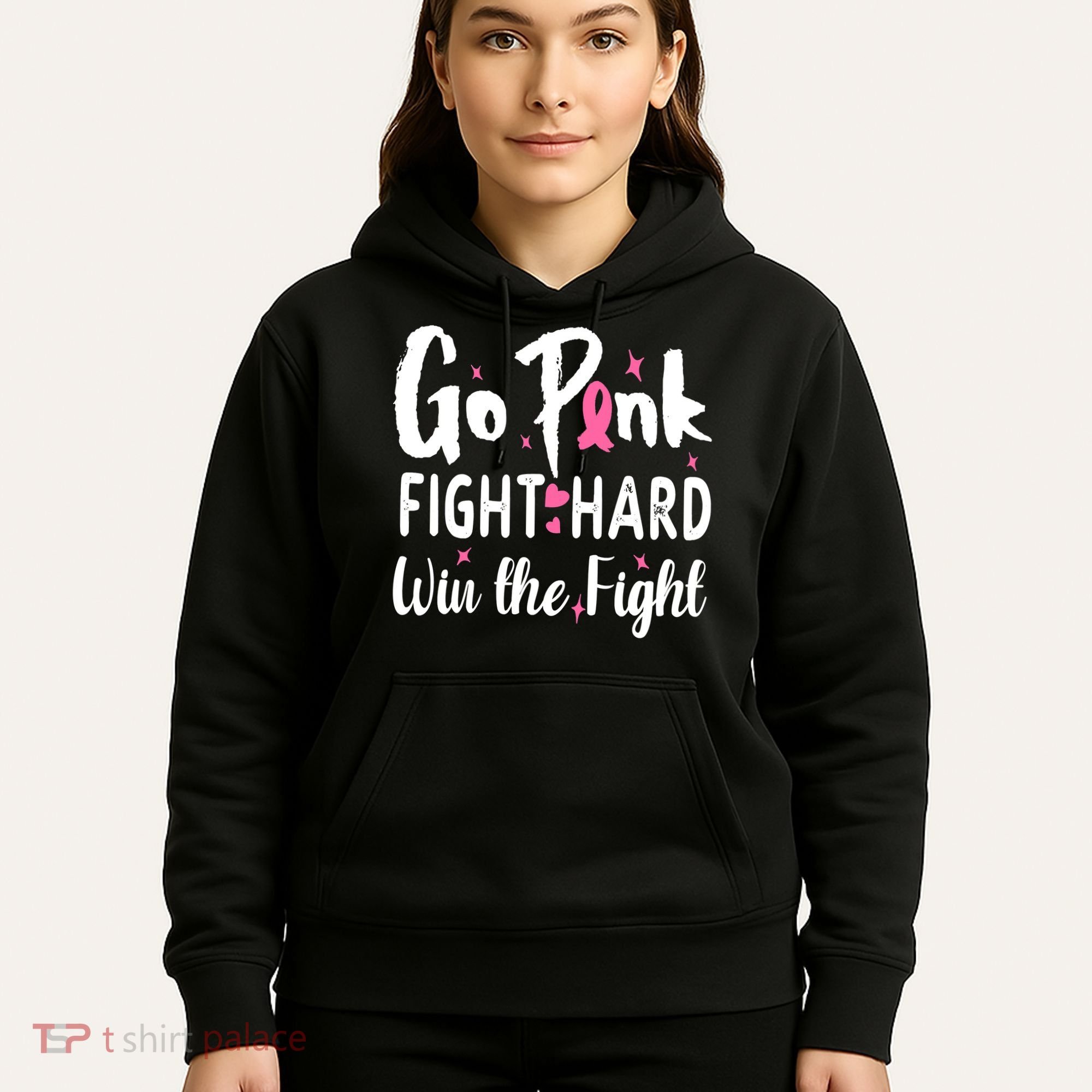 Funny Breast Cancer Awareness Pink Ribbon Hoodie