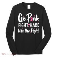 Funny Breast Cancer Awareness Pink Ribbon Long Sleeve Shirt thumb 0