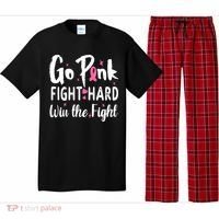 Funny Breast Cancer Awareness Pink Ribbon Pajama Set thumb 0