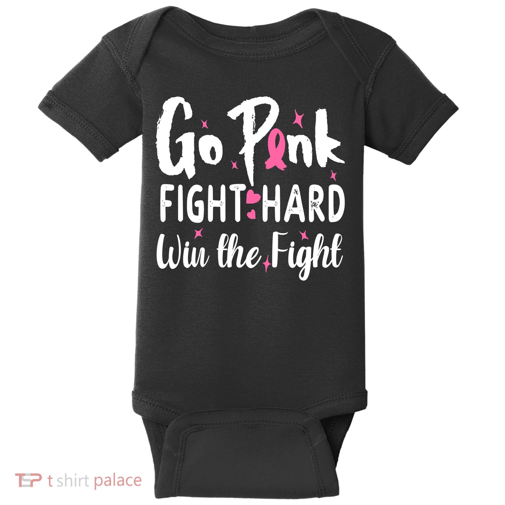 Funny Breast Cancer Awareness Pink Ribbon Baby Bodysuit