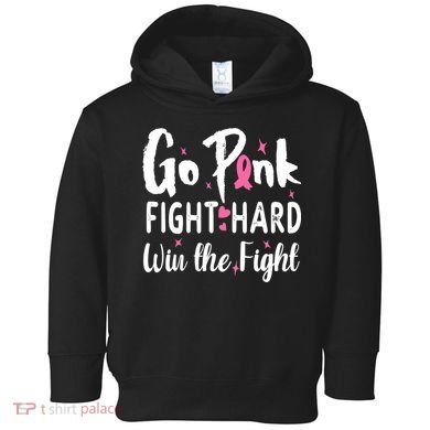 Funny Breast Cancer Awareness Pink Ribbon Toddler Hoodie