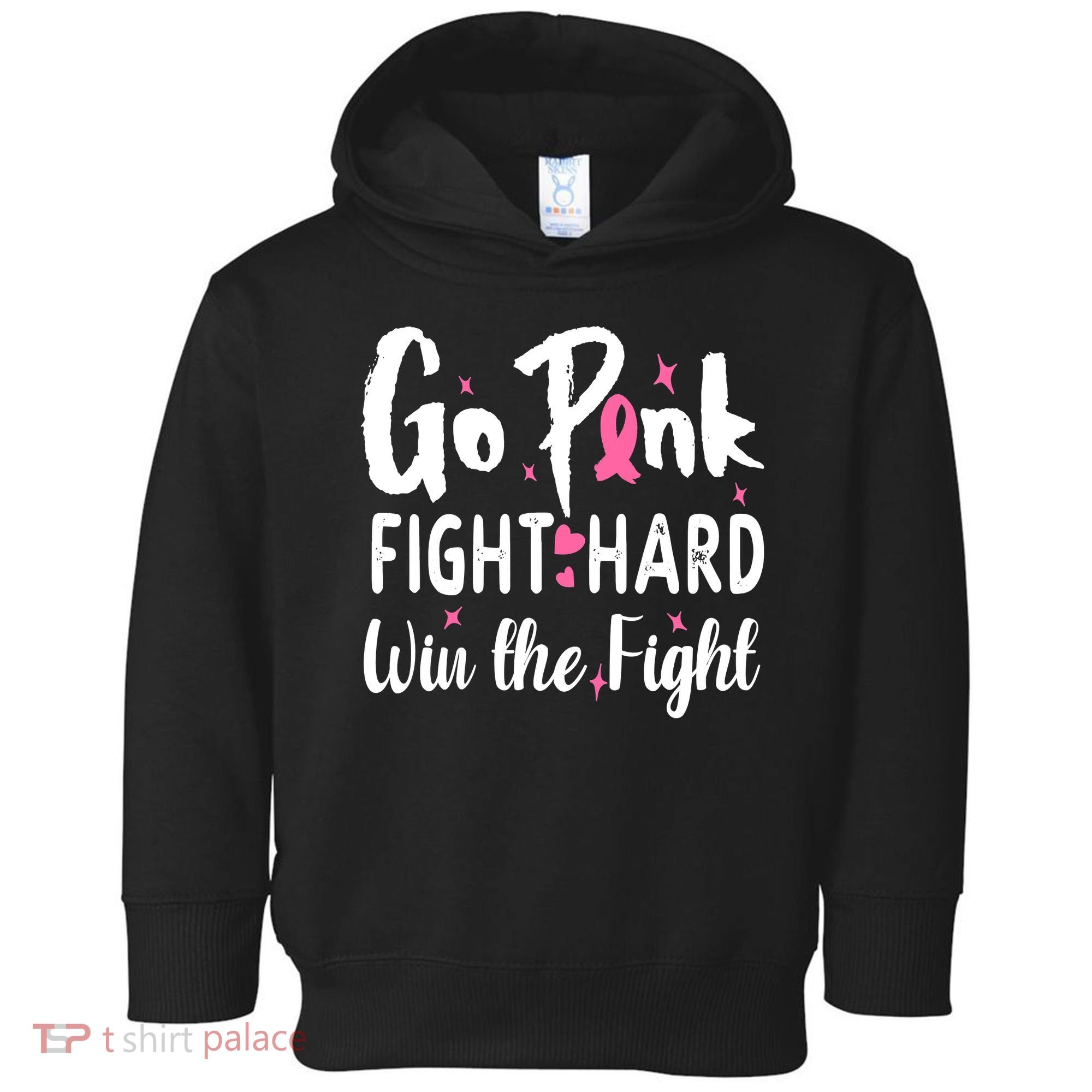 Funny Breast Cancer Awareness Pink Ribbon Toddler Hoodie