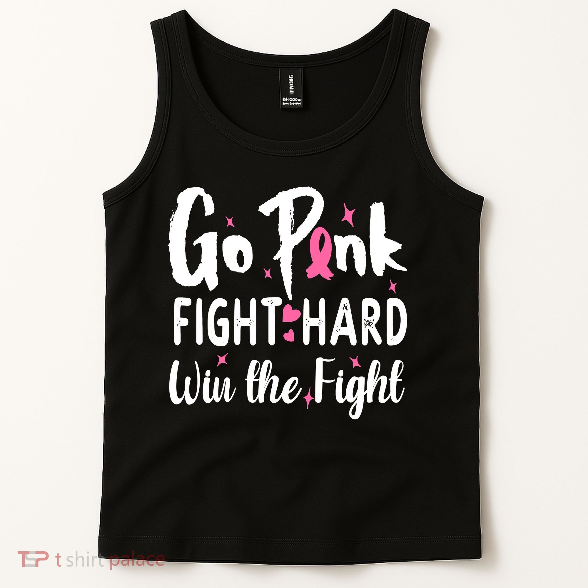 Funny Breast Cancer Awareness Pink Ribbon Tank Top