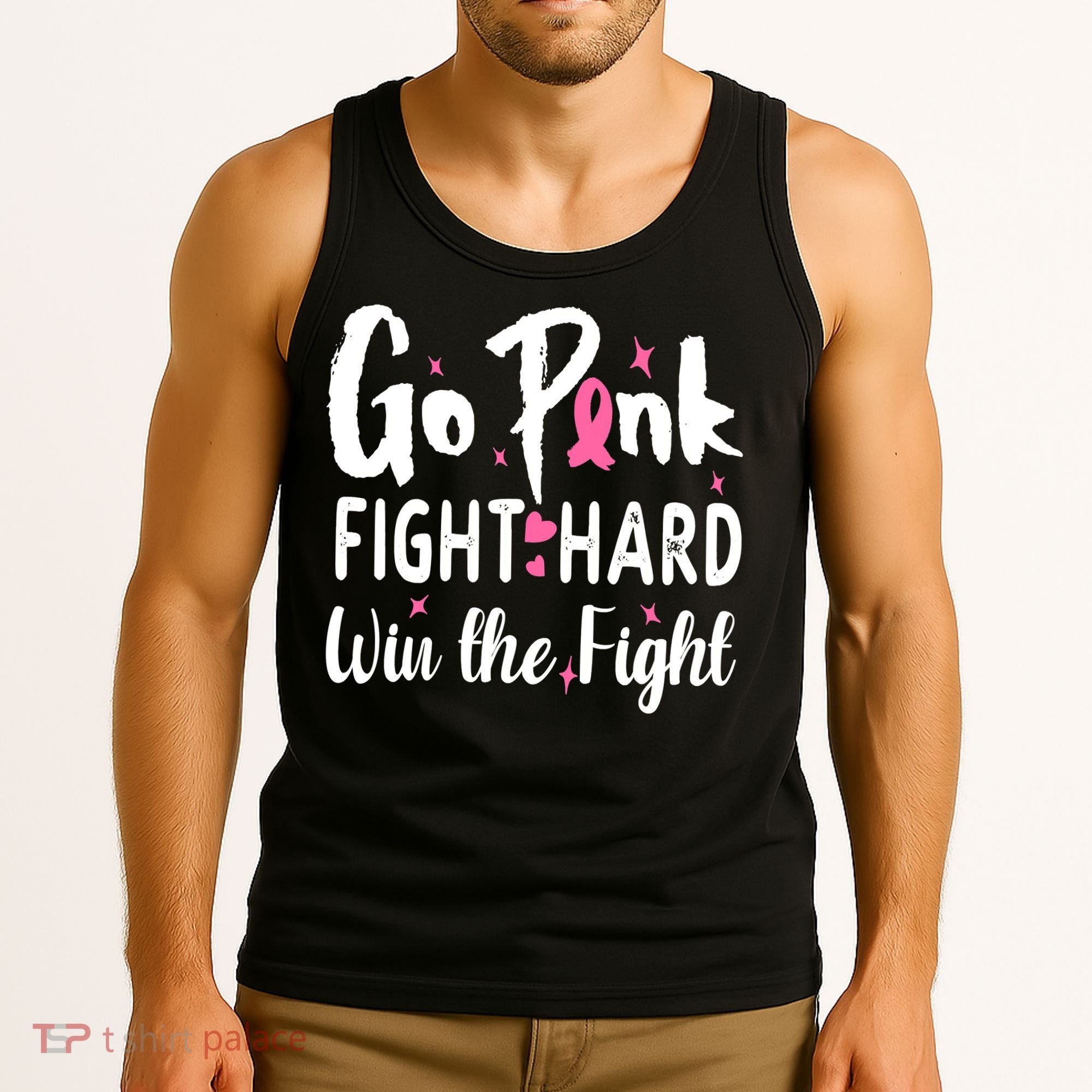 Funny Breast Cancer Awareness Pink Ribbon Tank Top