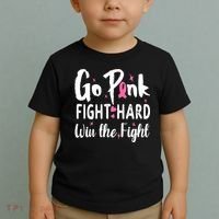 Funny Breast Cancer Awareness Pink Ribbon Toddler T-Shirt thumb 2