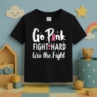 Funny Breast Cancer Awareness Pink Ribbon Toddler T-Shirt thumb 3