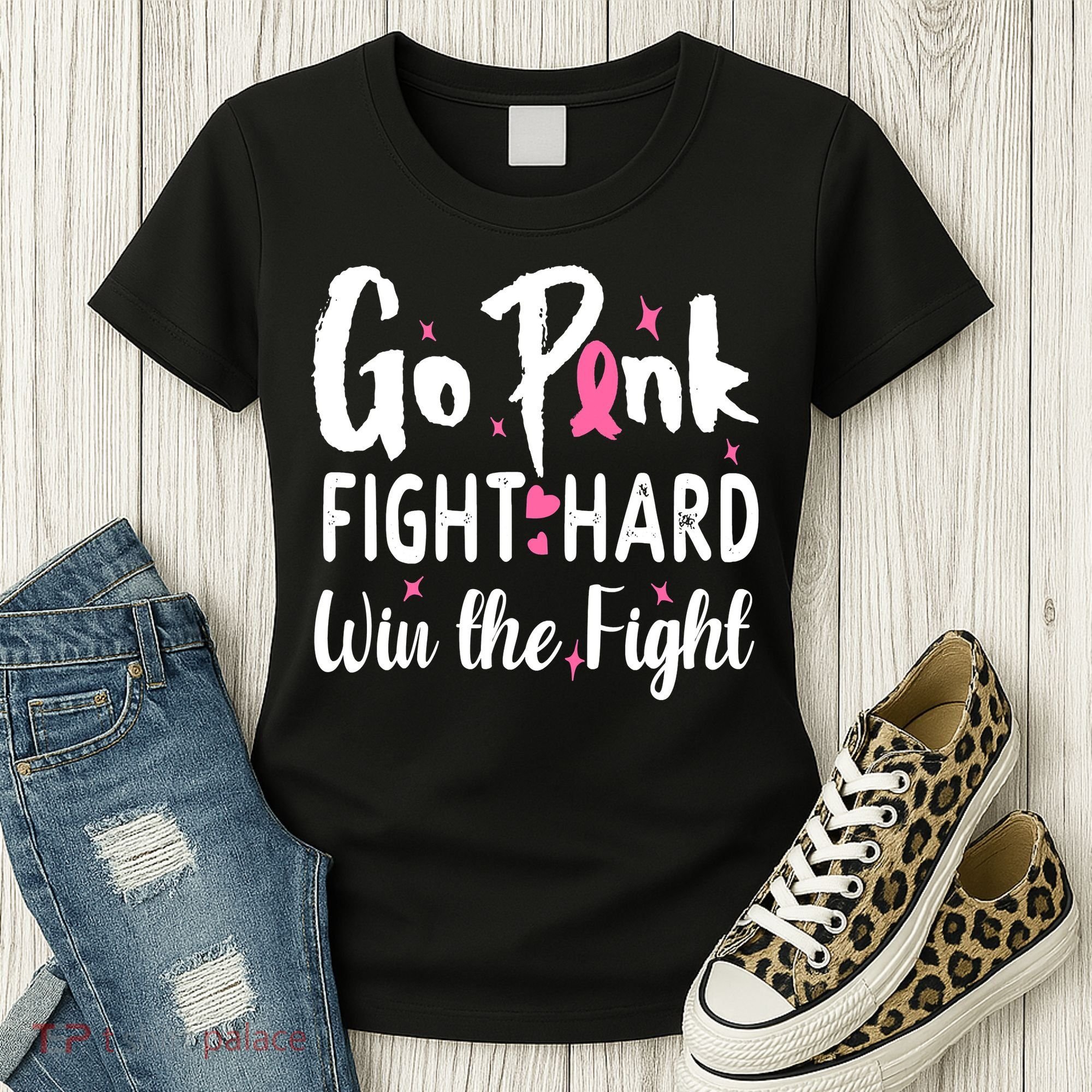 Funny Breast Cancer Awareness Pink Ribbon Women's T-Shirt