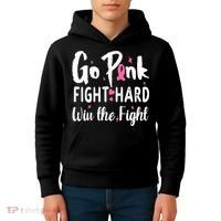 Funny Breast Cancer Awareness Pink Ribbon Kids Hoodie thumb 4