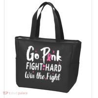 Funny Breast Cancer Awareness Pink Ribbon Tote Bag thumb 3
