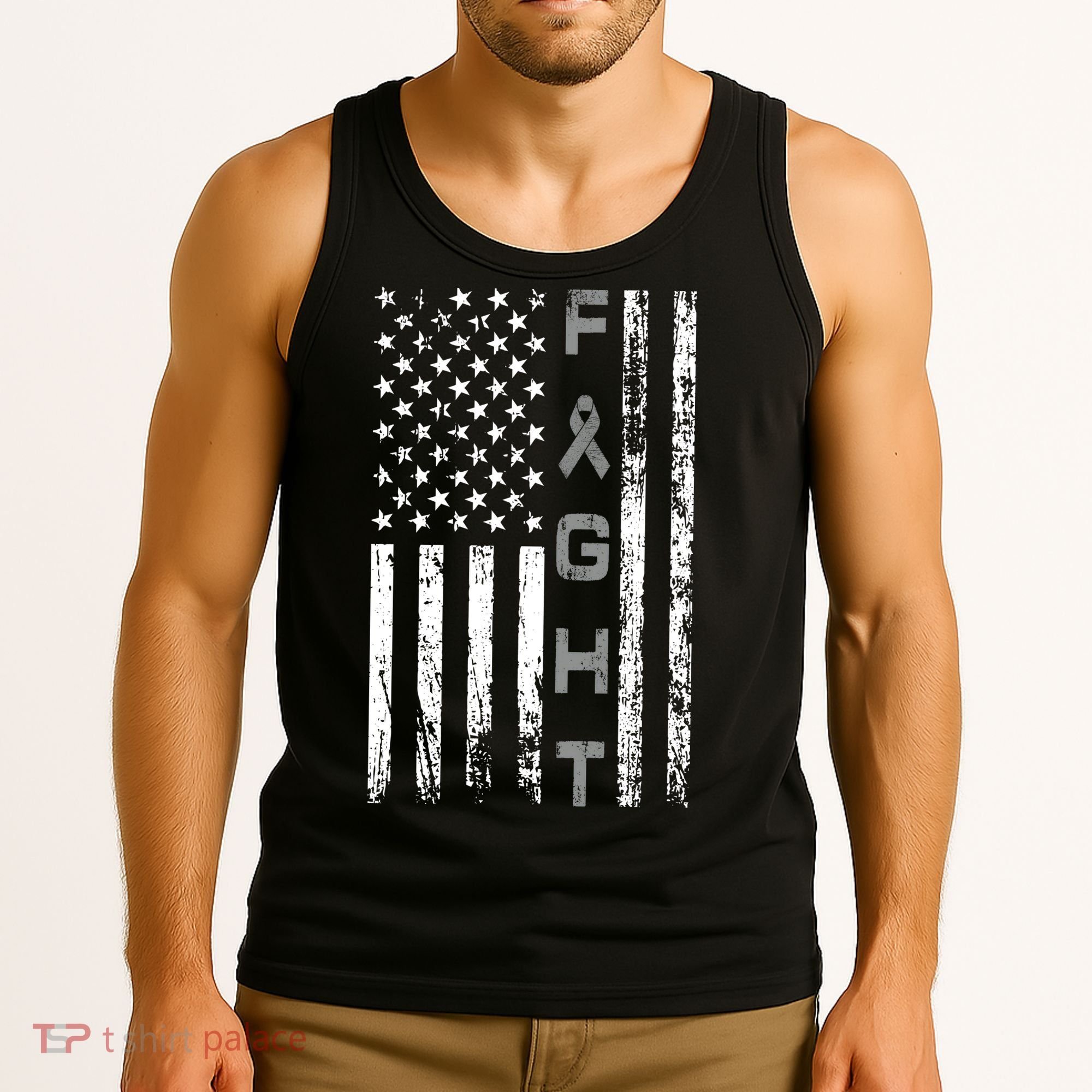 Fight Brain Cancer Awareness Tank Top