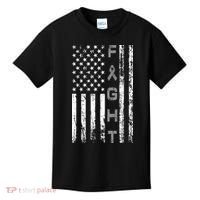 Fight Brain Cancer Awareness Kids T-Shirt thumb 0