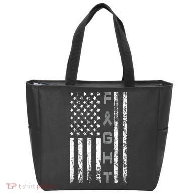 Fight Brain Cancer Awareness Tote Bag