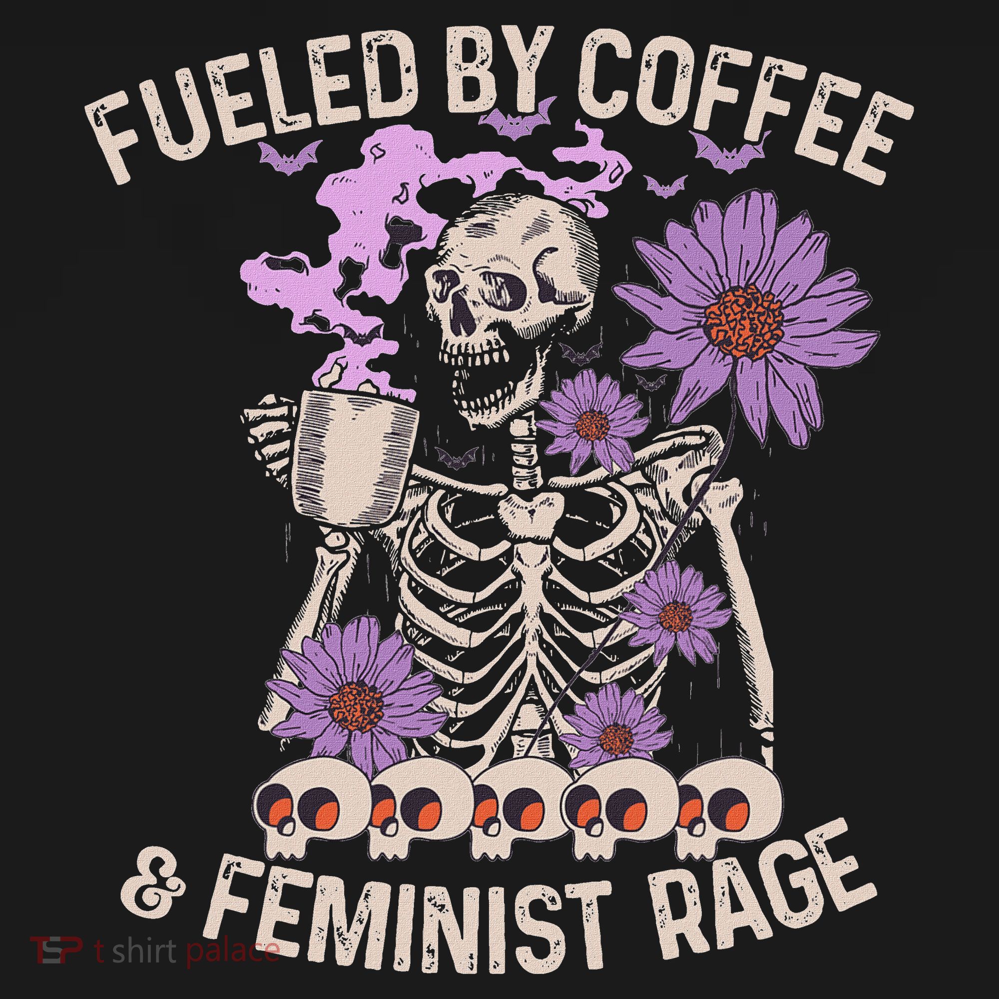 Fueled By Coffee & Feminist Rage Feminism Coffee Lovers Mousepad