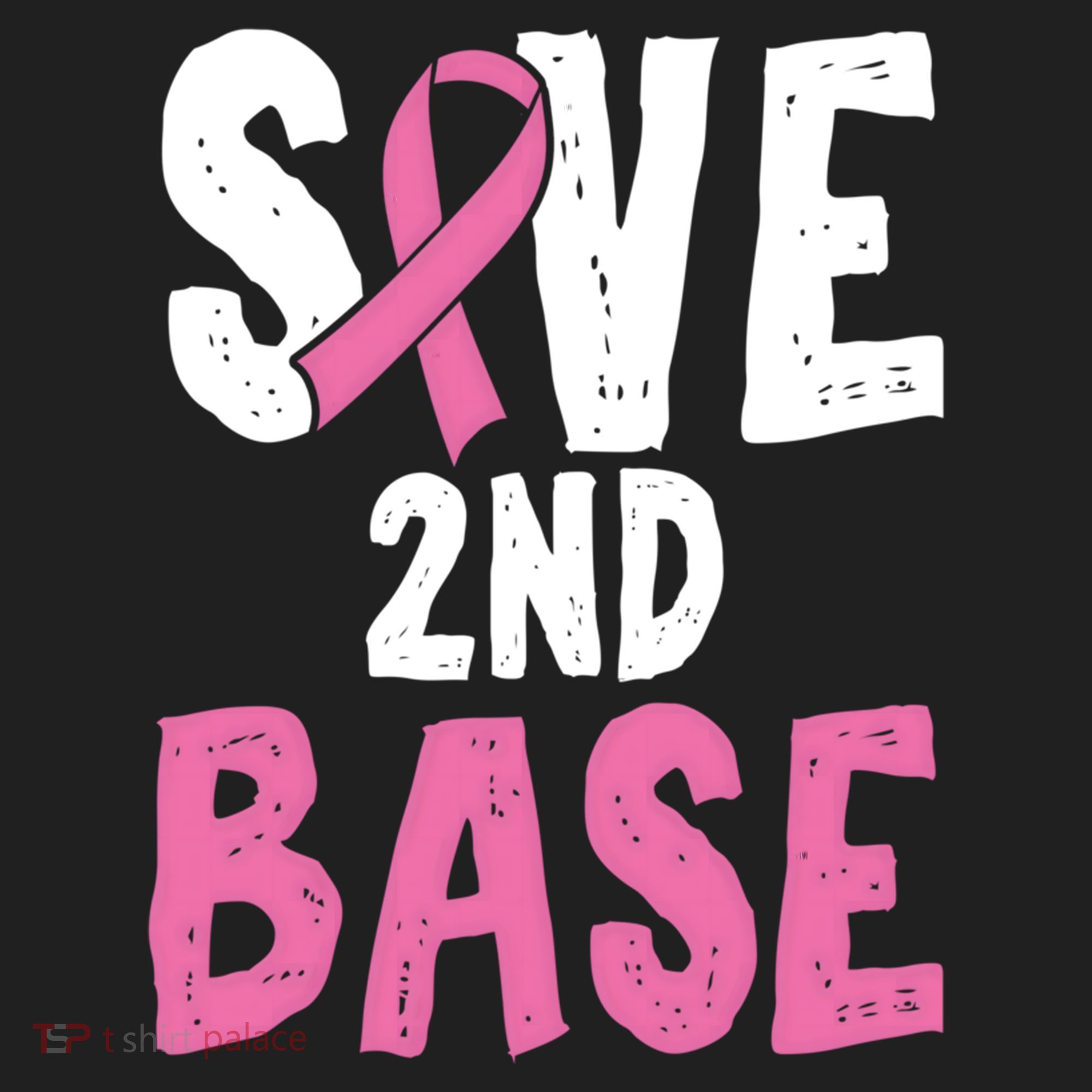 Funny Breast Cancer Awareness Month Save Second 2nd Base Great Gift Hat