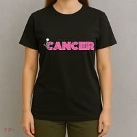 Fuck Breast Cancer Stick Figure Pink Ribbon Awareness T-Shirt thumb 4