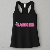 Fuck Breast Cancer Stick Figure Pink Ribbon Awareness Women's Tank Top thumb 3