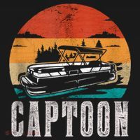 Funny Boating Captoon Pontoon Tritoon Captain Pontoon Boat Bucket Hat thumb 4