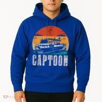 Funny Boating Captoon Pontoon Tritoon Captain Pontoon Boat Hoodie thumb 2