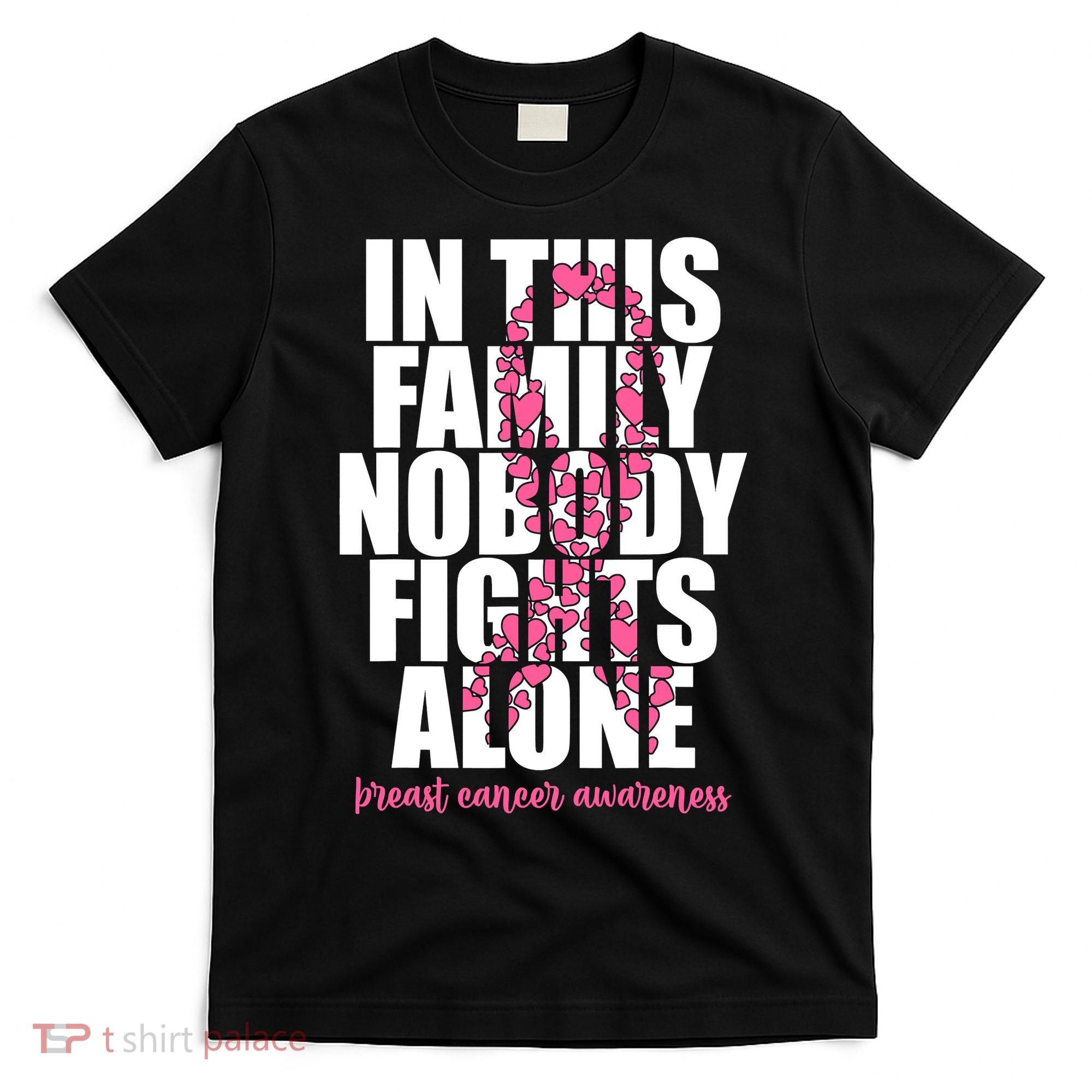 Funny Breast Cancer For Family Pink Breast Cancer Awareness T-Shirt