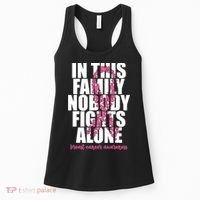 Funny Breast Cancer For Family Pink Breast Cancer Awareness Women's Tank Top thumb 0