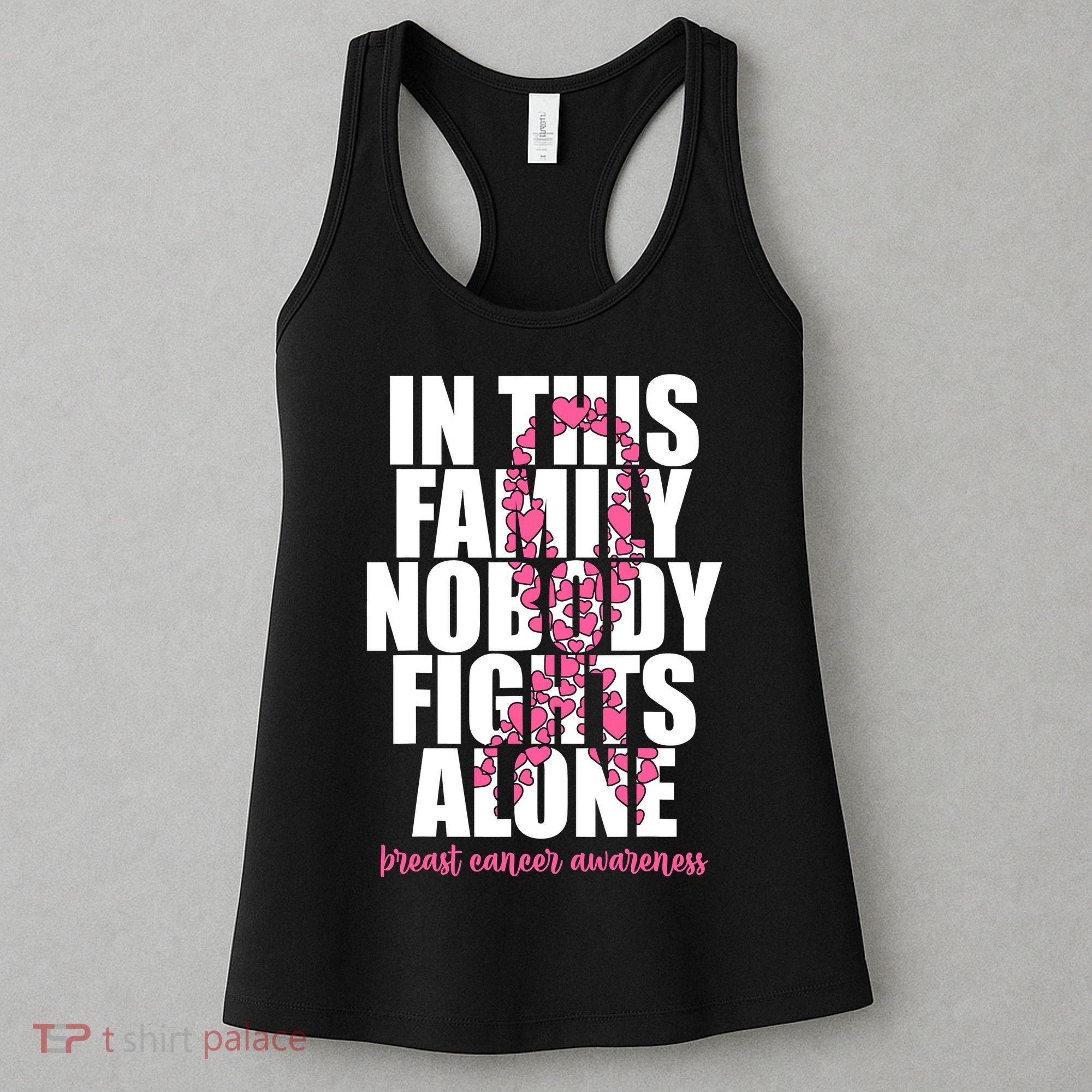 Funny Breast Cancer For Family Pink Breast Cancer Awareness Women's Tank Top