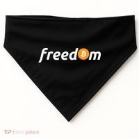Freedom Bitcoin Crypto USA-Made Doggie Bandana thumb 0