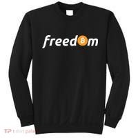 Freedom Bitcoin Crypto Sweatshirt thumb 0
