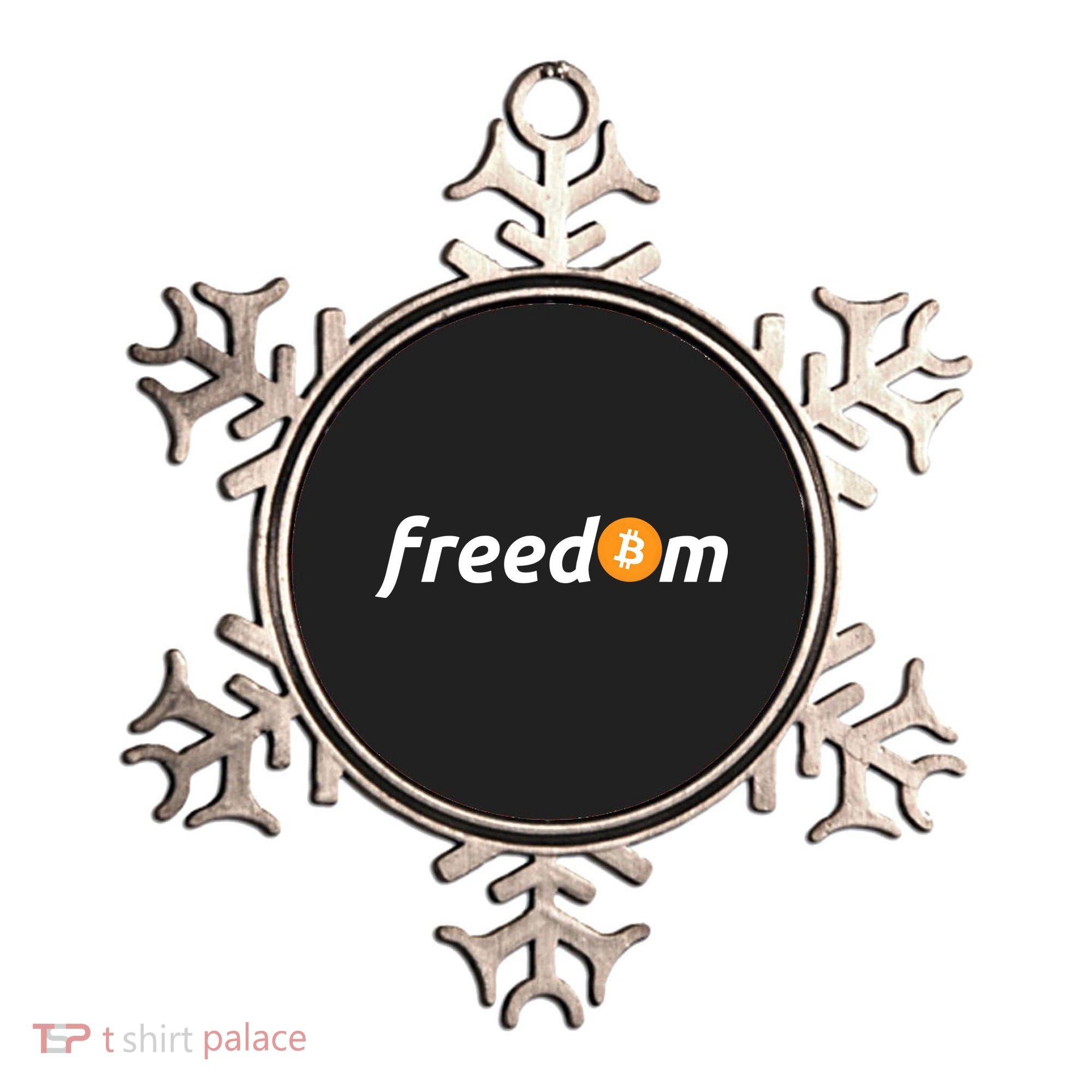 Freedom Bitcoin Crypto Ornament