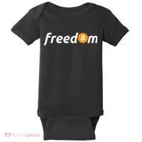 Freedom Bitcoin Crypto Baby Bodysuit thumb 0