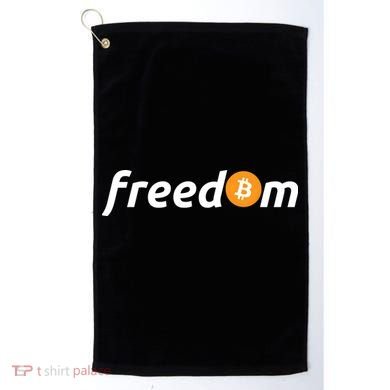 Freedom Bitcoin Crypto Golf Towel
