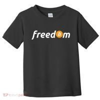 Freedom Bitcoin Crypto Toddler T-Shirt thumb 0