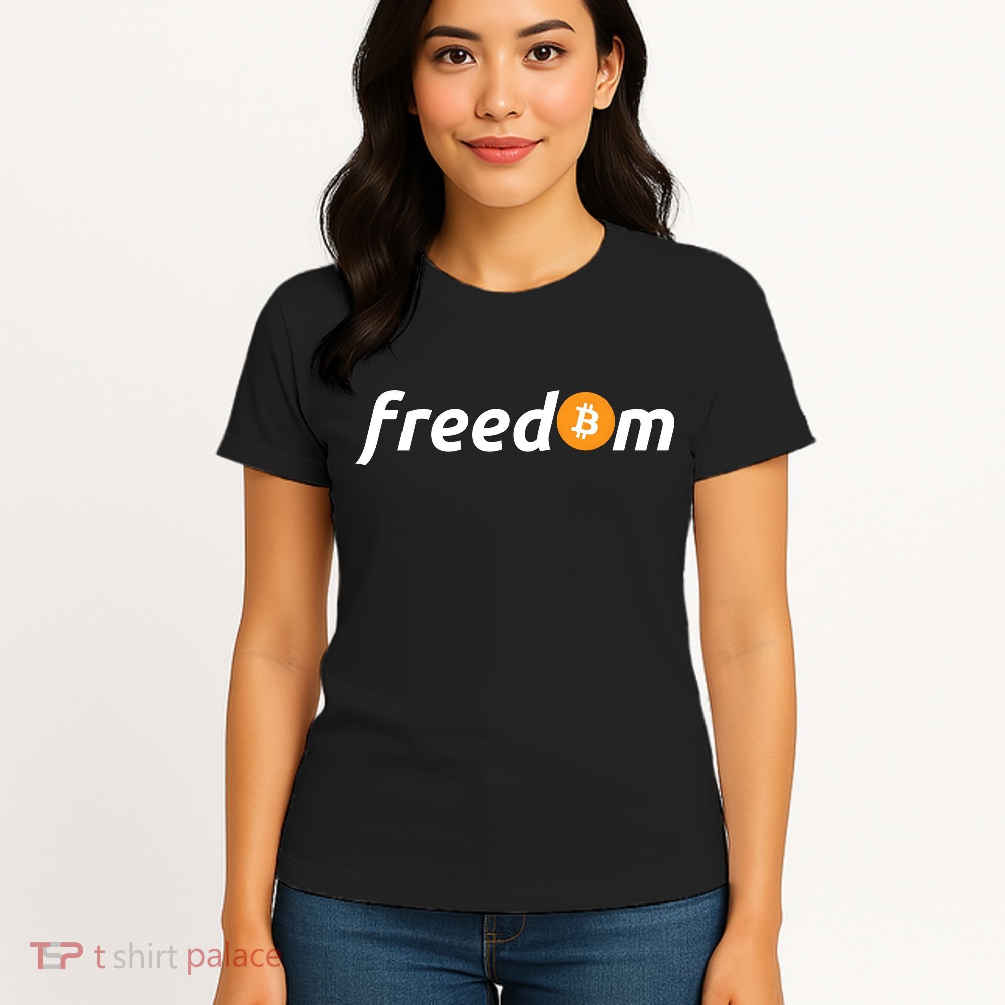 Freedom Bitcoin Crypto Women's T-Shirt