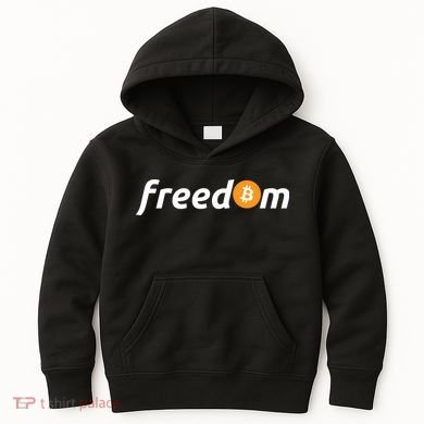 Freedom Bitcoin Crypto Kids Hoodie