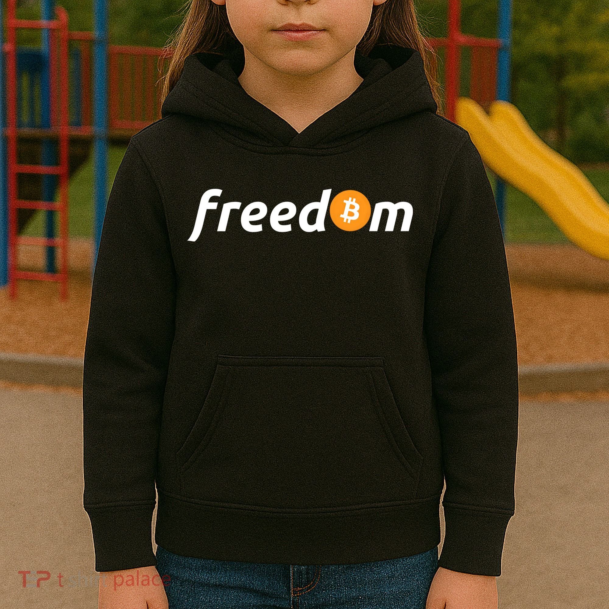 Freedom Bitcoin Crypto Kids Hoodie