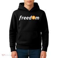 Freedom Bitcoin Crypto Kids Hoodie thumb 4
