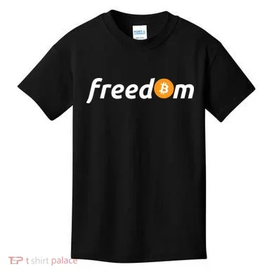 Freedom Bitcoin Crypto Kids T-Shirt