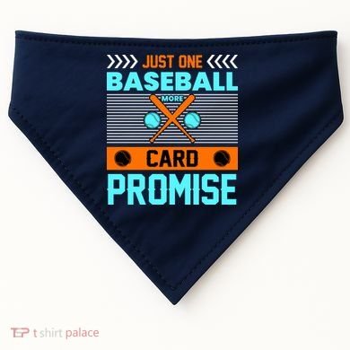 Funny Baseball Card USA-Made Doggie Bandana