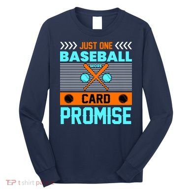 Funny Baseball Card Long Sleeve Shirt